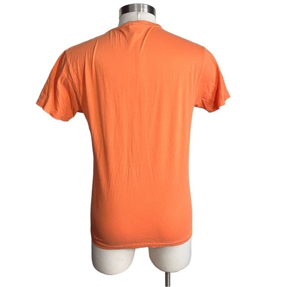 Lot Of 2 Polo Ralph Lauren Orange & Navy Short Sleeve Pony V-Neck T-Shirts Sz Sm - Picture 7 of 16